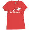 poker ~ fish to shark evolution ~ mens funny poker Ladies Fitted T-Shirt