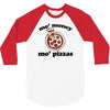 mo money mo pizzas 3/4 Sleeve Shirt
