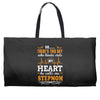 There's This Boy Who Stole My Heart He Calls Me Stepmom Weekender Totes