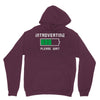 low battery introvert pun humor Hoodie