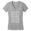 best papa ever Women's V-Neck T-Shirt