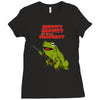 hippity hoppity get off my property Ladies Fitted T-Shirt