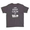 keep calm and hit 88 mph time travel Youth Tee