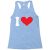 i heart customize it Racerback Tank