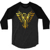 Phoenix Tribal Bird 3/4 Sleeve Shirt