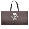 rock skull Weekender Totes
