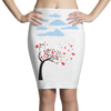 Tree Of Love Pencil Skirts