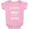 legendary riders are born in 1976 Baby Bodysuit