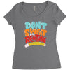 don't sweat the technique Women's Triblend Scoop T-shirt