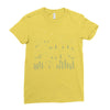 peaceful Ladies Fitted T-Shirt