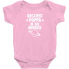 Greatest Poppa In The Universe Baby Onesie