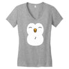 cute penguin Women's V-Neck T-Shirt