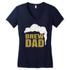 brew dad Women's V-Neck T-Shirt