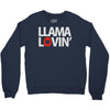llama lovin' lover Crewneck Sweatshirt