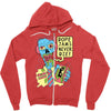 dope jams zombie Zipper Hoodie