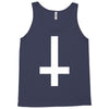 wasted youth inverted cross indie geek swag funny Tank Top