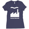 factory records Ladies Fitted T-Shirt
