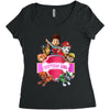 paw patrol birthday girl Women's Triblend Scoop T-shirt