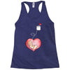 Mom and Baby are Connected to the Heart Racerback Tank