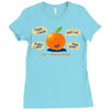 rhyming orange Ladies Fitted T-Shirt