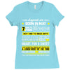 Legends Are Born In May Ladies Fitted T-Shirt