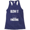 alien blow it fingering Racerback Tank
