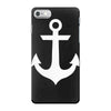 anchor black sailor vintage style navy nautical iPhone 7 Case