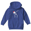skeleton dabbing christmas Youth Hoodie