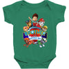 paw patrol birthday boy  brother Baby Bodysuit