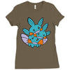 more mudkip Ladies Fitted T-Shirt