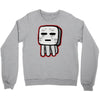 minecraft ghast drawing Crewneck Sweatshirt