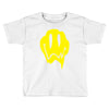 melting acid smiley face Toddler T-shirt