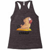 yoga pug exhale Racerback Tank