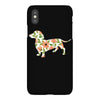 dachshund flower iPhoneX