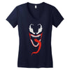 monster face Women's V-Neck T-Shirt