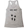 Guess What Baby Inside Pregnancy Announcement Racerback Tank