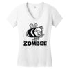 zombie bee Women's V-Neck T-Shirt
