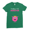 Creating a Lil Monster Baby Girl Ladies Fitted T-Shirt