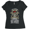 I'm A Veteran Dad T Shirt Women's Triblend Scoop T-shirt
