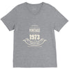 premium vintage 1973 classic perfectly aged limited edition V-Neck Tee