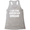 i am the american dream funny shirt wire the omar Racerback Tank