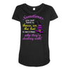 sometimes you have to throw on the hat! Maternity Scoop Neck T-shirt