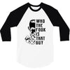 Who the Fook Is That Guy, McGregor VS Alvarez 3/4 Sleeve Shirt