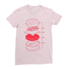 cheeseburger Ladies Fitted T-Shirt