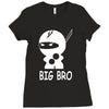 ninja big brother Ladies Fitted T-Shirt