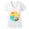 beach vibes Women's V-Neck T-Shirt