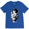 snow white V-Neck Tee