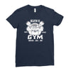 sloth's gym Ladies Fitted T-Shirt