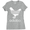 white adobo Ladies Fitted T-Shirt