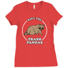 save the trash pandas Ladies Fitted T-Shirt